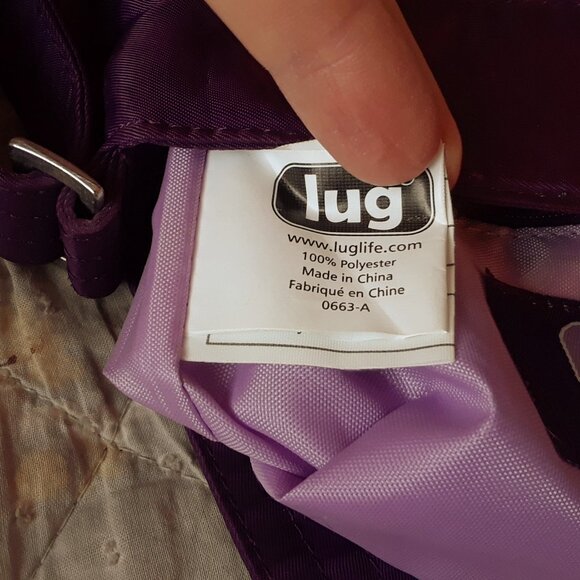 Lug Small Purple Crossbody Bag - Picture 8 of 15